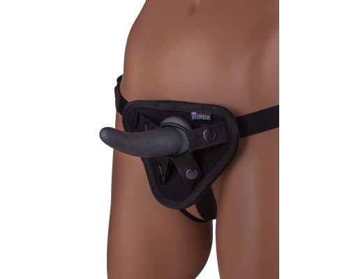 Страпон-унисекс с двумя насадками UNI strap 7  Harness - 19 и 12 см.