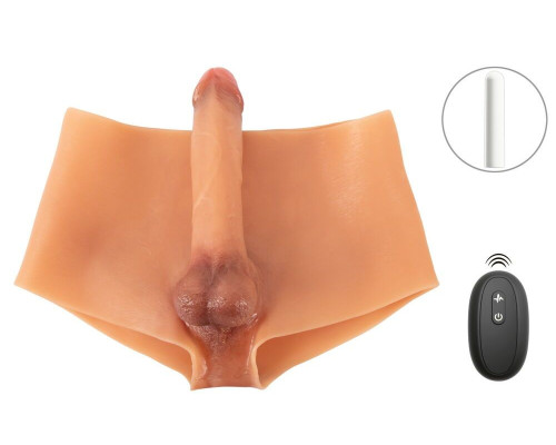Силиконовые трусы с вибрирующим пенисом