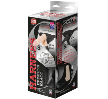 Женский пояс-трусики c 2 насадками и вагинальной пробкой WOMAN LONG