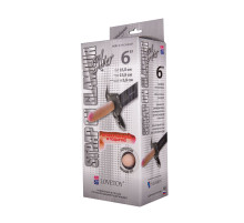 Пояс-трусики с насадкой Glamour Silver - 15,5 см.