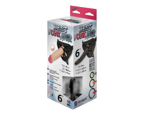 Пояс харнесс BEST UNI strap с 2 сменными насадками - 18,5 и 16 см.