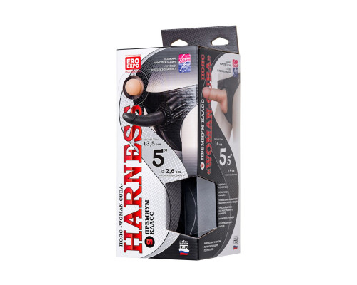 Трусики харнесс премиум класса с 2 насадками WOMAN CUBA