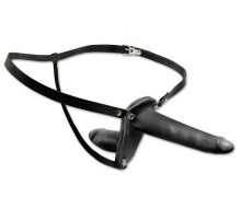 Женский страпон с вагинальной пробкой Double Penetrix Strap-on - 15 см.