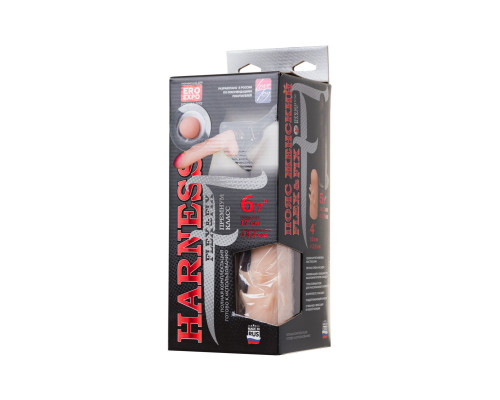 Страпон премиум класс (S) WOMAN MEDIUM с 3 насадками