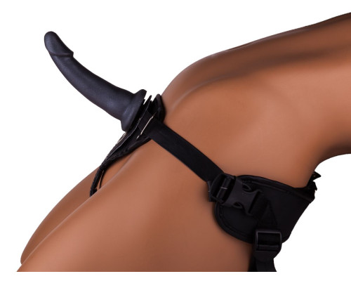 Кожаный пояс харнесс премиум класса WOMAN LONG(S) с 3 насадками