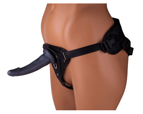 Кожаный пояс харнесс премиум класса WOMAN LONG(S) с 3 насадками