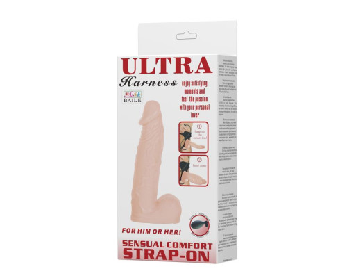 Страпон с расширением на трусиках (накачивается грушей) - 17,2 см.