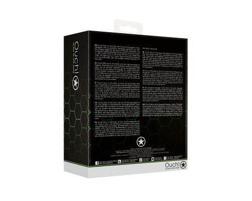 Люминесцентный страпон с креплением на ногу