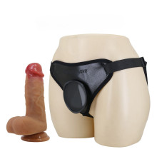 Страпон с универсальным поясом Fogg - 17,5 см.