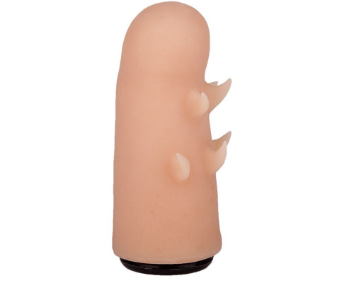 Черный пояс-трусики с двумя телесными насадками  Экзотик-Sara  - 15,7 и 10 см.