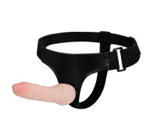 Гладкий страпон с шишечками у основания - 16,9 см.